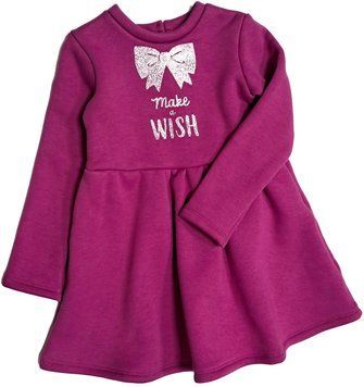 Сукня для дівчинки на хутрі OVS 92 см Малиновий 41767 фото