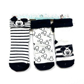Детские носки тоненькие 3 шт Disney Baby Микки на 12-24 мес Темно-синий 39163 фото