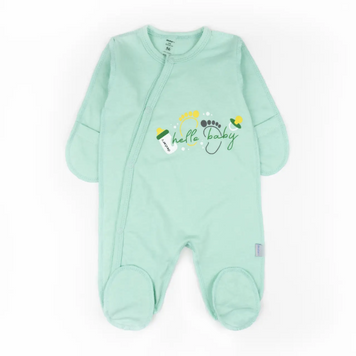 Мужчина в родильный для младенцев из кулира Hello Baby 62 см Бирюзовый 38556 фото