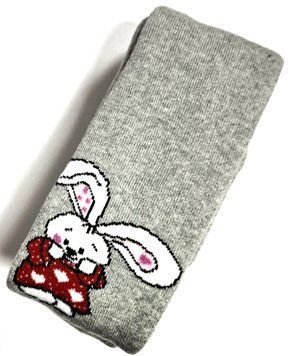 Дитячі махрові колготки KidStep Зайчик 80-86 см Сірий 41200 фото