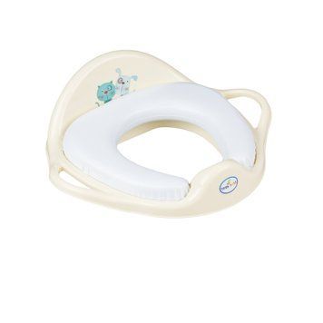 Туалетное сиденье Мягкое "Кот и Пес" (Розовый) PK-020-102 фото