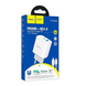 Зарядний пристрій HOCO C105A USB+Type-C PD20W+QC3.0+кабель Type-C to Lightning Білий 46034 фото 2