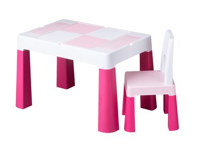 Комплект Мултіфан Еко 1+1 (Столик та кріселко) Рожевий MF-004-123 фото