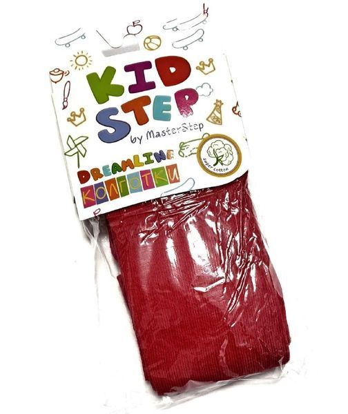 Детские колготки в рубчик Kid Step на 92-98 см Красный 44842 фото