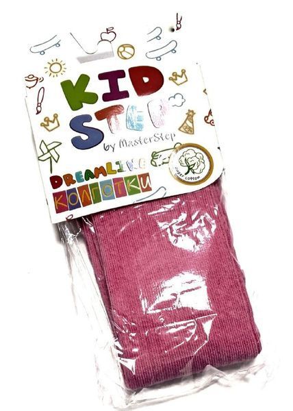 Детские колготки в рубчик Kid Step на 92-98 см Темно-розовый 44843 фото