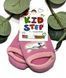 Детские махровые укороченные носки для девочки со стопиками KidStep на 10-12 см (17-19 размер) Единорог Розовый/ Белый 44609 фото