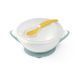 Мисочка с присоской и ложечкой и крышечкой Бирюзовый 1063/02 фото