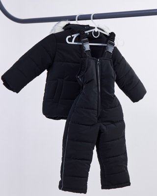 Зимний комплект куртка+брюки для детей 110 см Черный 30418 фото