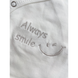 Комплект одежды 3в1 в роддом для младенцев с вышивкой Always smile 56 см Молочный 30103 фото 2