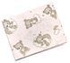 Бавовняна (ситцева) пелюшка 80х100 см Ведмедик на хмаринці Рожевий/ Бежевий 44416 фото