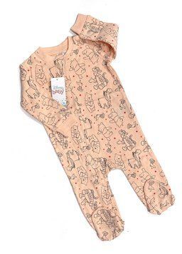 Детский человечек (слип) Disney Baby Винни 68 см Персиковый 38978 фото