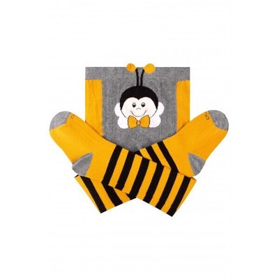 Дитячі колготки Duna в полосочку Бджілка 6874 см 4935 Жовтий 30335 фото