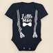 Боді для хлопчика з куліру Little Man 68 см Чорний 39745 фото
