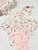 Муслінова сукня + пов'язка для дівчинки на 56 см Квіти Рожевий 38029 фото