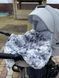 Плюшевый вязаный детский плед "Плетенка" Пятнистый 80 на 80 см №5925 Серый/Белый 40876 фото 1