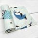Дитяча пелюшка кулірна Panda 90 110см Ментол 102 фото 2