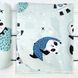 Дитяча пелюшка кулірна Panda 90 110см Ментол 102 фото 3