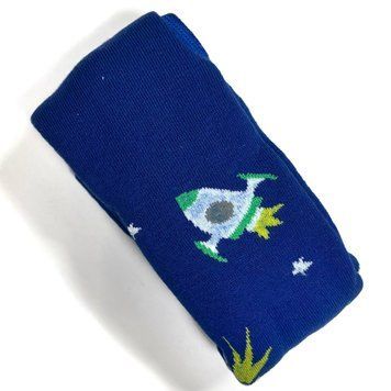 Дитячі махрові колготки KidStep Космос 92-98 см Синій 41030 фото