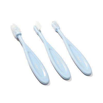 Зубні щіточки набором (Блакитний) 3 шт. 550/02 фото