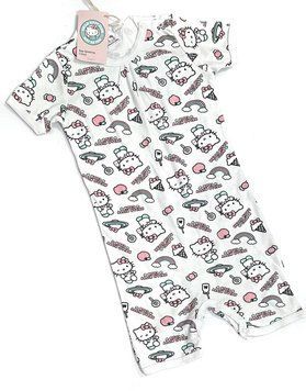 Трикотажный песочник для девочки Hello Kitty на 98-104 см Белый 39041 фото