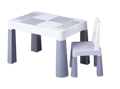 Комплект Мултіфан Еко 1+1 (Столик та кріселко) Сірий MF-004-106 фото