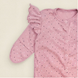 Дитячий чоловічок з крильцями з рібани зовнішні шви Крапочки 62 см Брудно-рожевий d113 фото 2