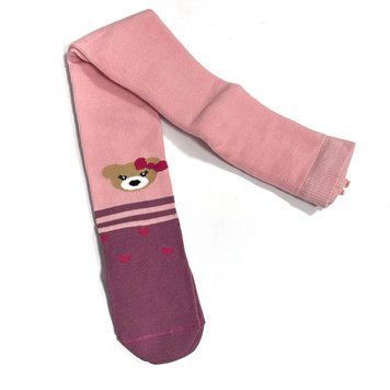 Детские демисезонные колготки KidStep Мишка на 80-86 см Розовый 41310 фото