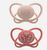 Дитячі силіконові пустушки "Мій метелик" Nip 0-6 місяців 2шт. + футляр-стерилізатор Рожевий 38593-51 фото