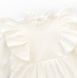 Святкова боді-сукня з пов'язкою для дівчинки з інтерлоку 74 см Молочний 45352 фото 2