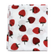 Хлопчатобумажная (ситцевая) пеленка Клубника 80х90 Белый/Красный 40723 фото